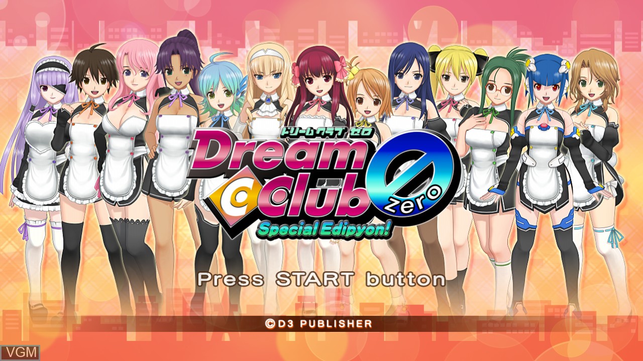 Dream C Club Zero - Special Edipyon! for Sony Playstation 3 - The 